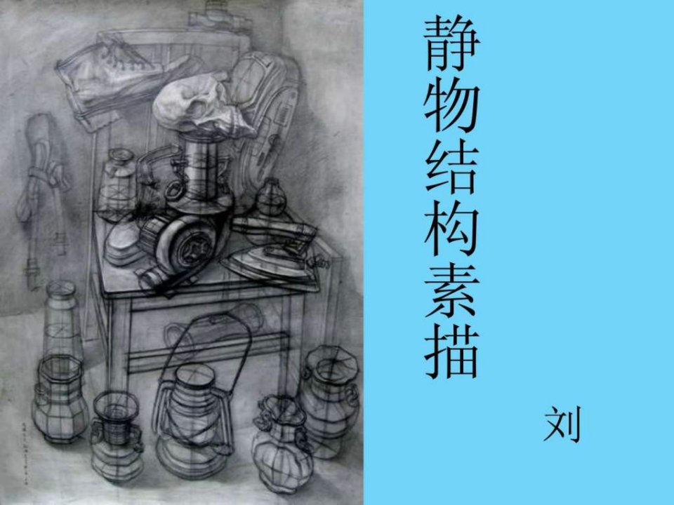 素描基础之结构素描.ppt