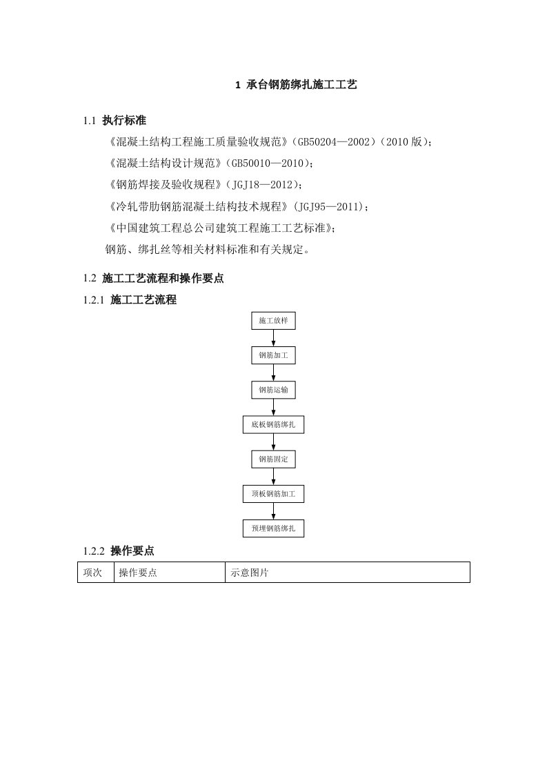 钢筋绑扎施工工艺