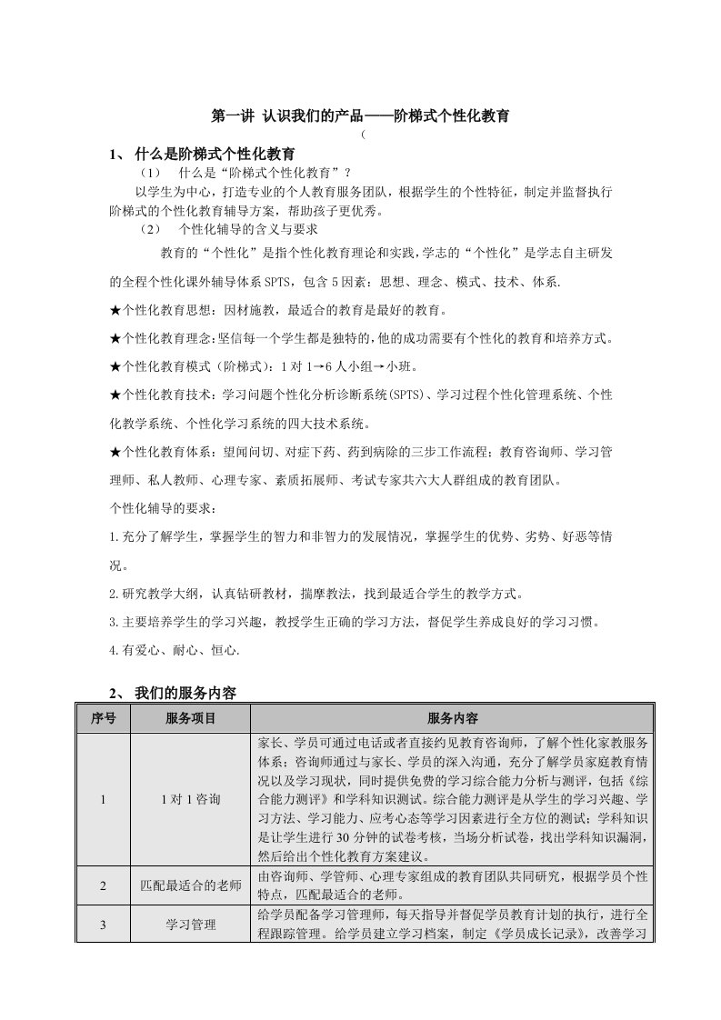 教育咨询师销售流程