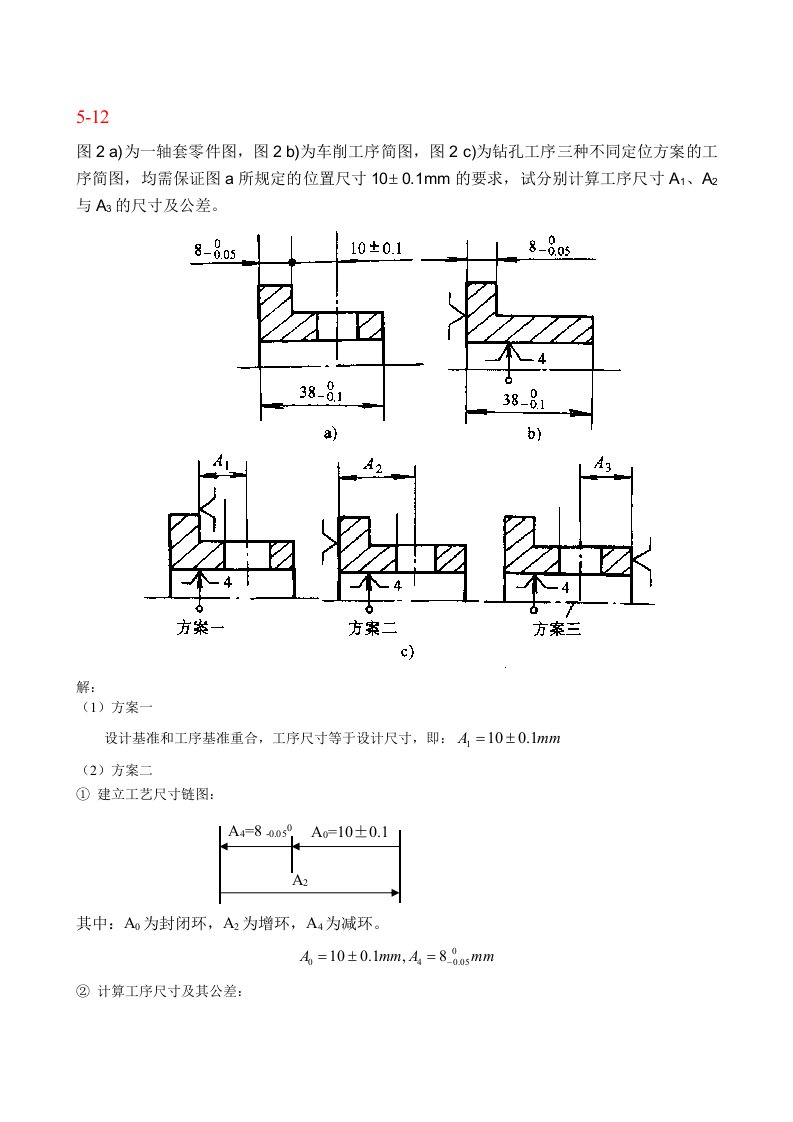 机械制造-习题讲解