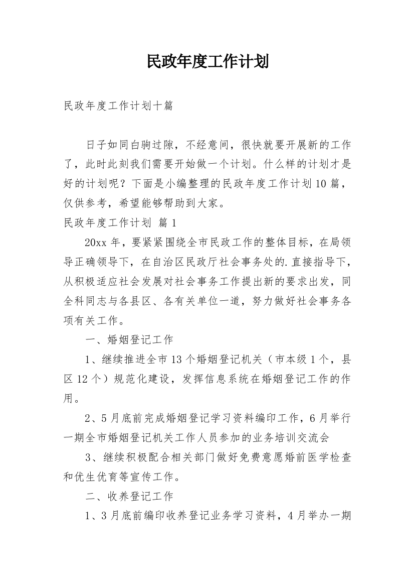 民政年度工作计划_11