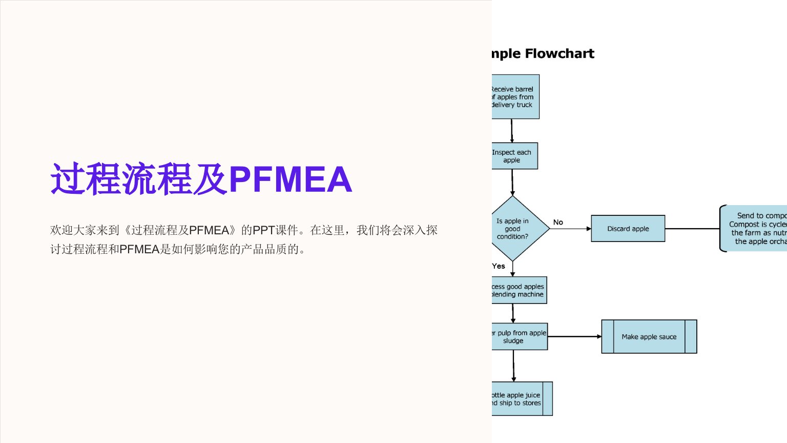 《过程流程及PFMEA》课件