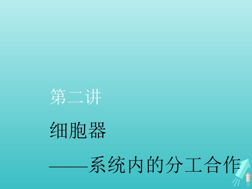 (通用版)2020版高考生物一轮复习第二单元第二讲细胞器——系统内的分工合作ppt课件