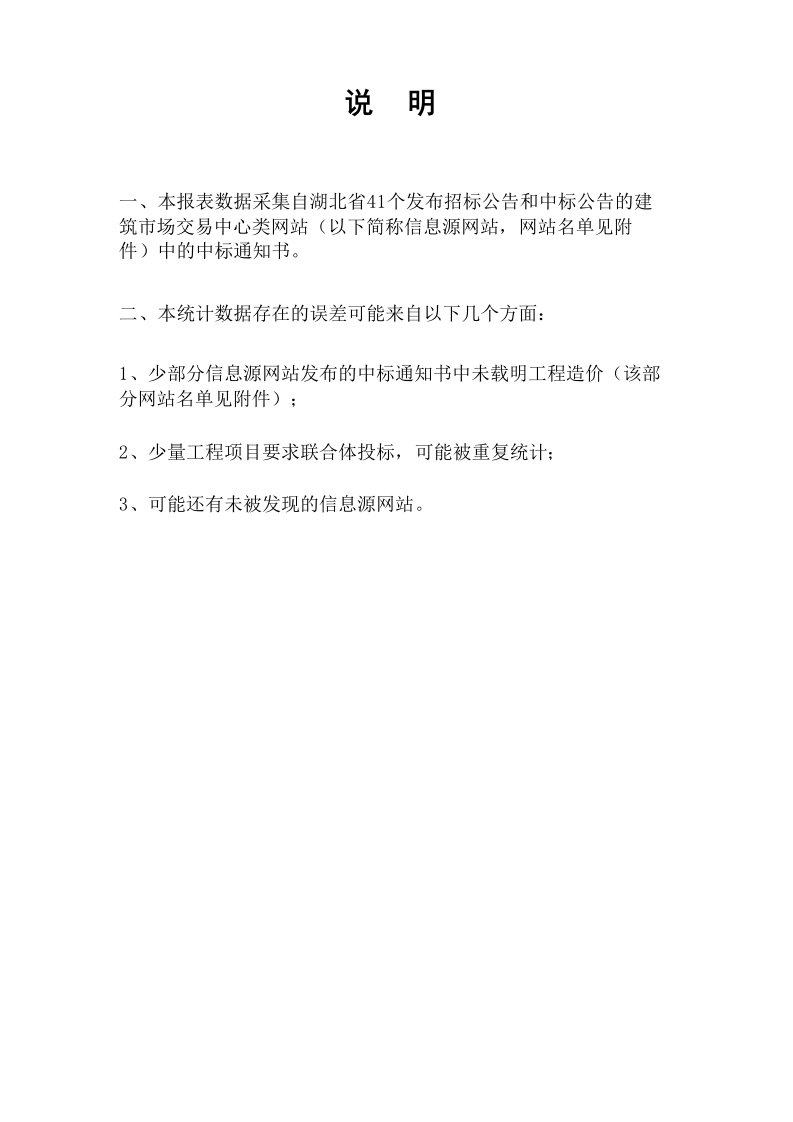 招标投标-本报表数据采集自湖北省41个发布招标公告和中标公告的