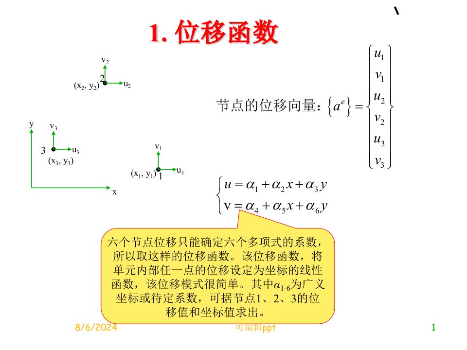 平面单元-等效结点荷载计算