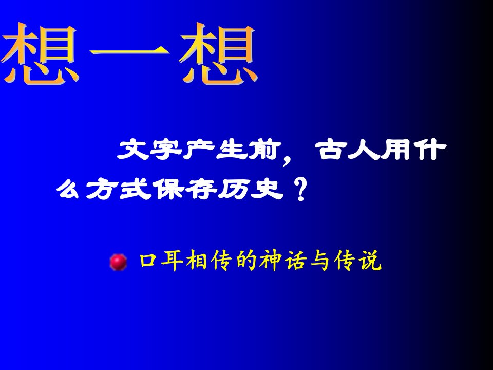 文字产生前古人用什么方式保存历史课件