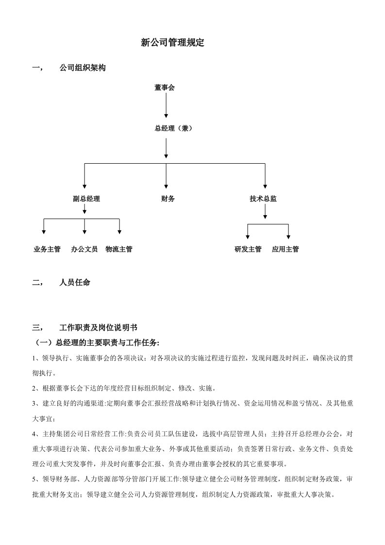 初创公司管理制度大全