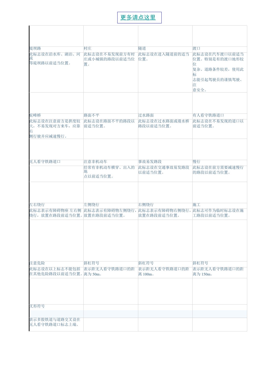 交通标志图片大全免费下载