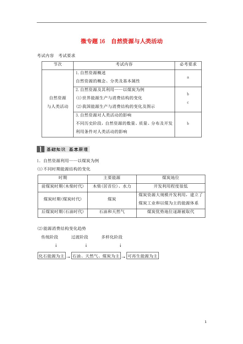 高三地理二轮专题复习