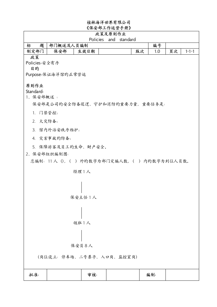 01-02保安部职务说明