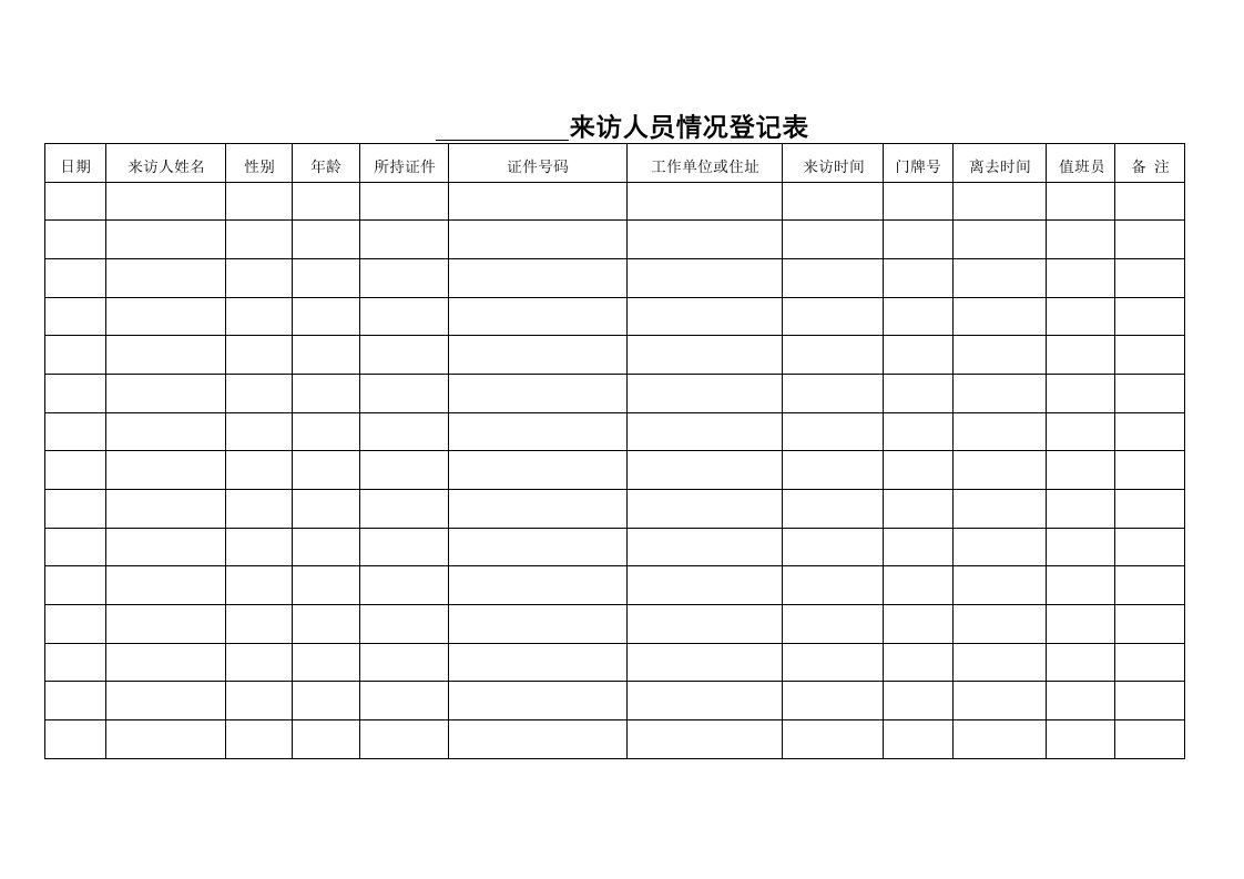 QR-PNJ-751-AQ01-02-02来访人员情况登记表