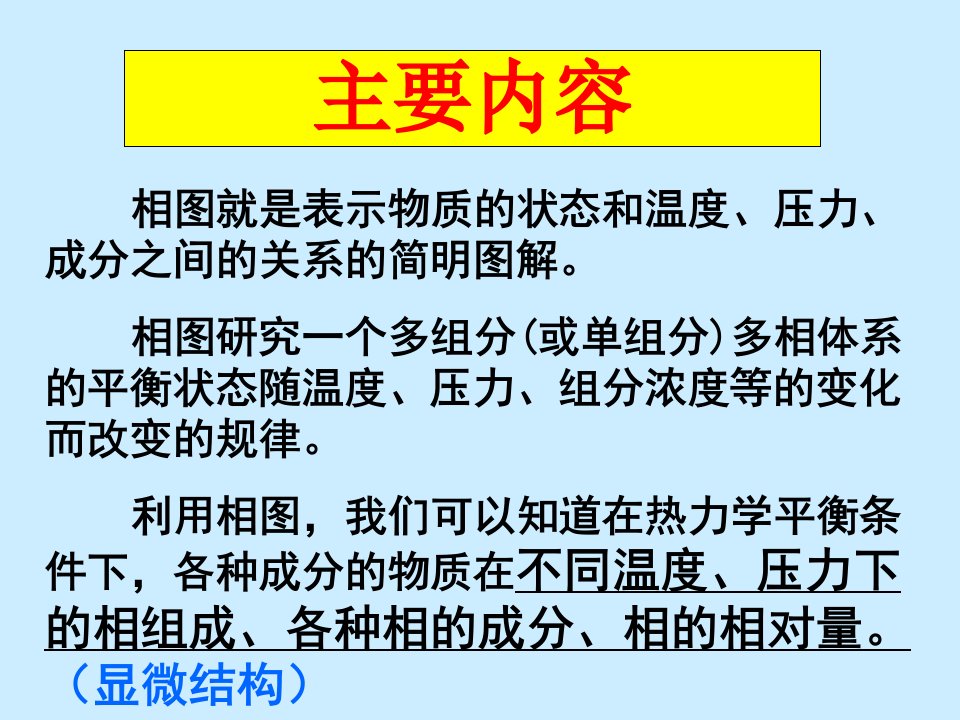 无机非金属材料基础PPT课件第六章相平衡