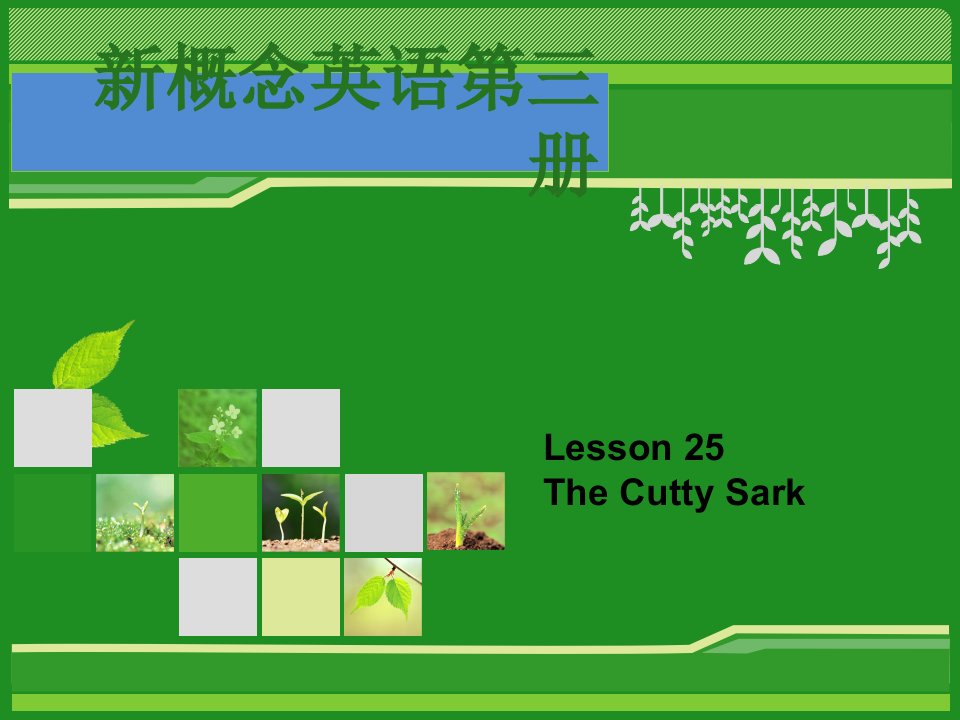 新概念英语第三册第25课lesson25