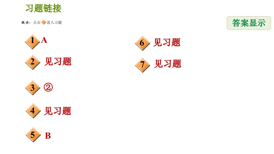 北师版七年级下册数学第2章素养集训1识别相交线中的几种角习题课件