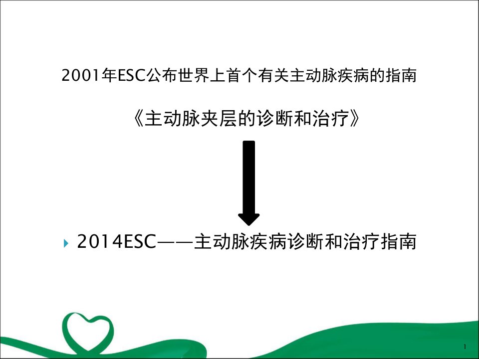 ESC主动脉疾病诊疗指南PPT演示课件