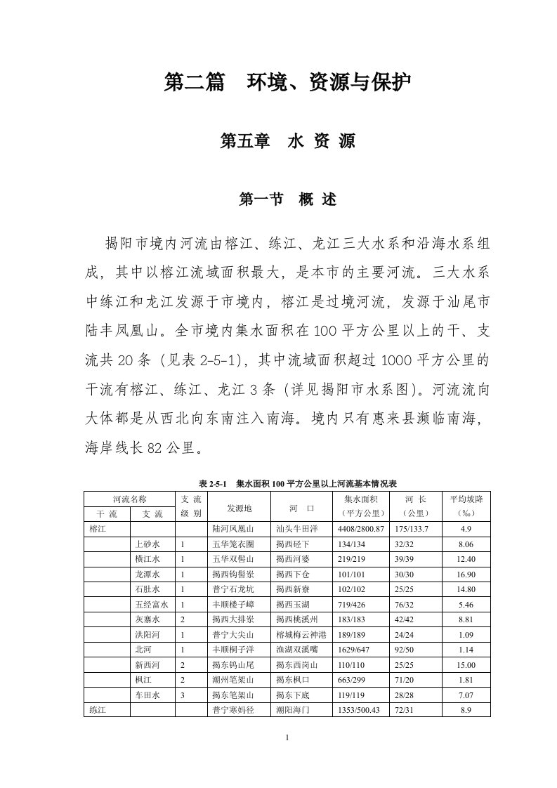 第二篇环境、资源和保护