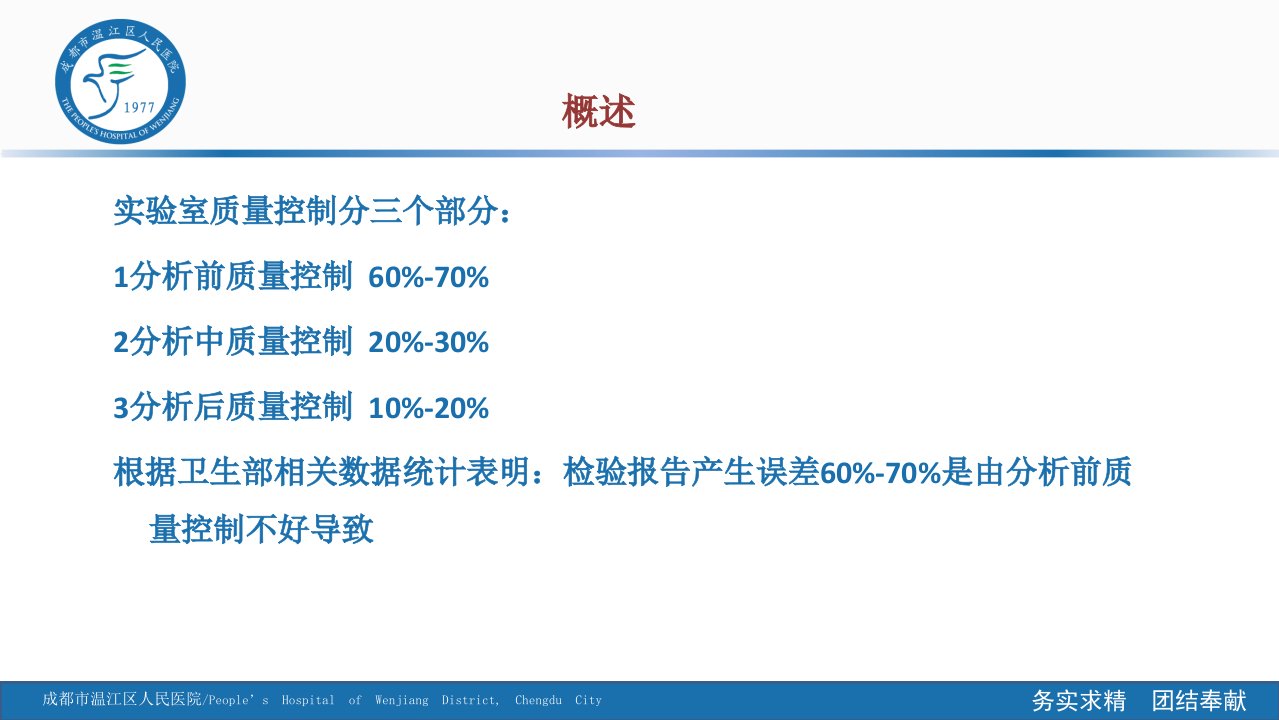 2021年检验科细化管理不合格标本的监控分析