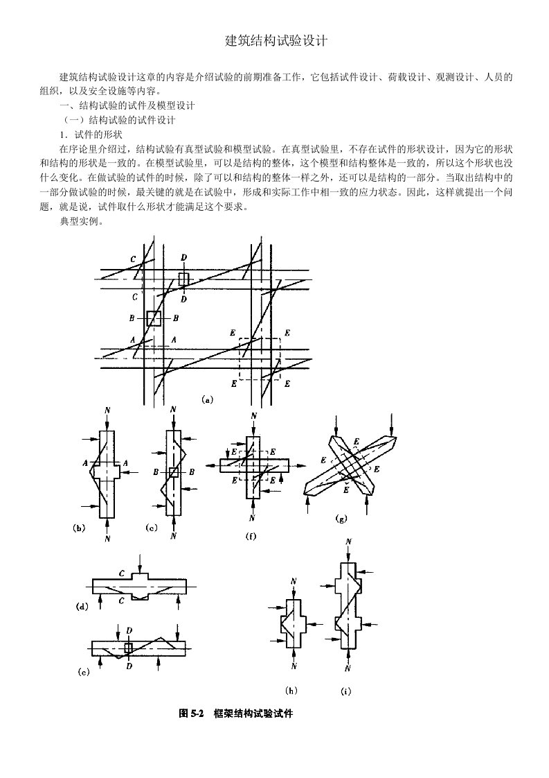 建筑结构试验设计