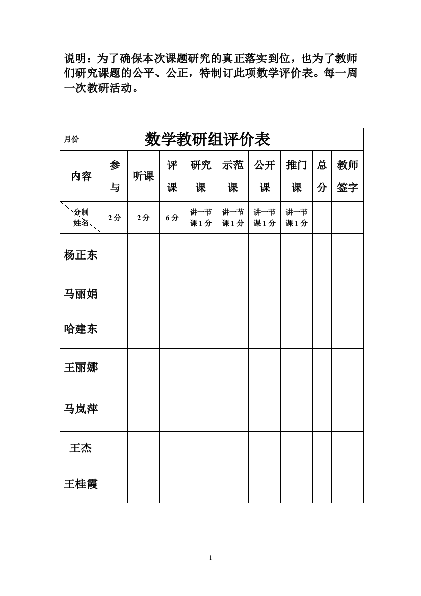 小学数学评价实施方案