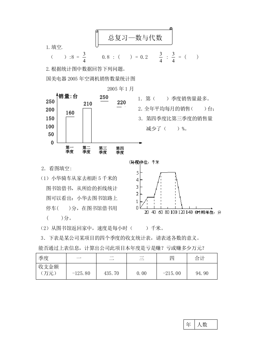 【小学中学教育精选】北师大六年级数学上册总复习