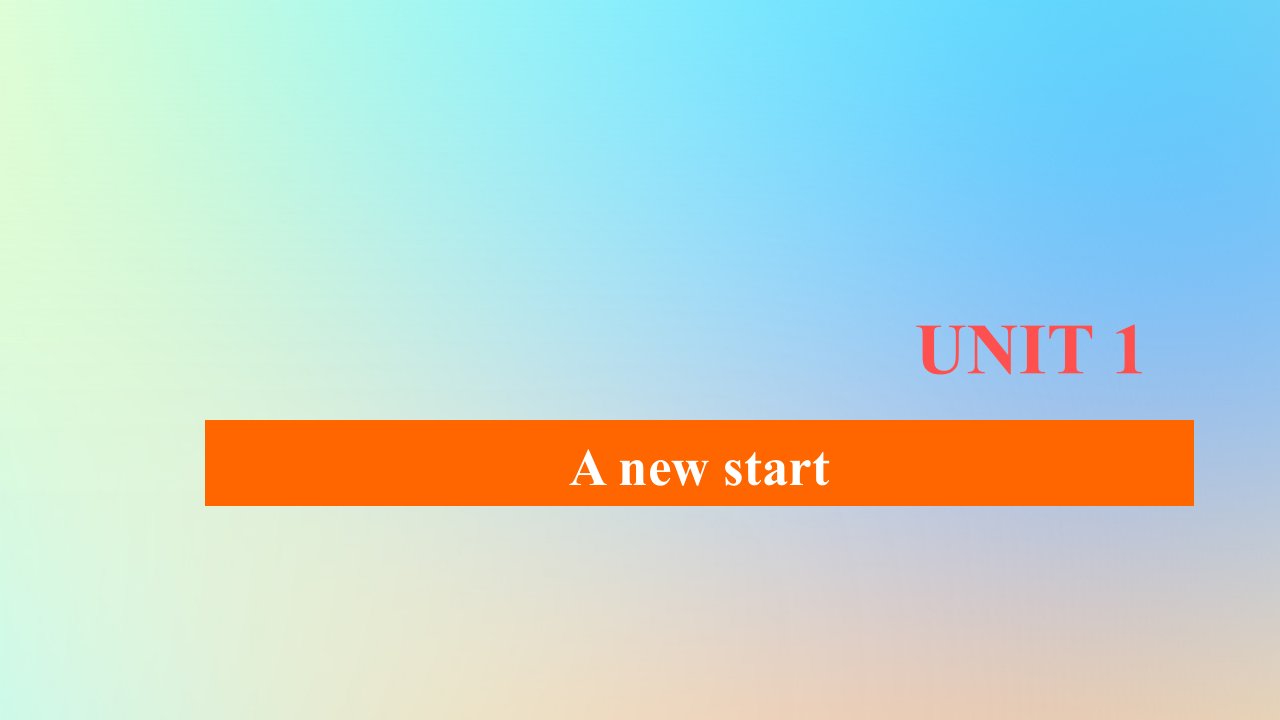 2023新教材高中英语Unit1ANewStartPeriod4Developingideas课时作业1课件外研版必修第一册