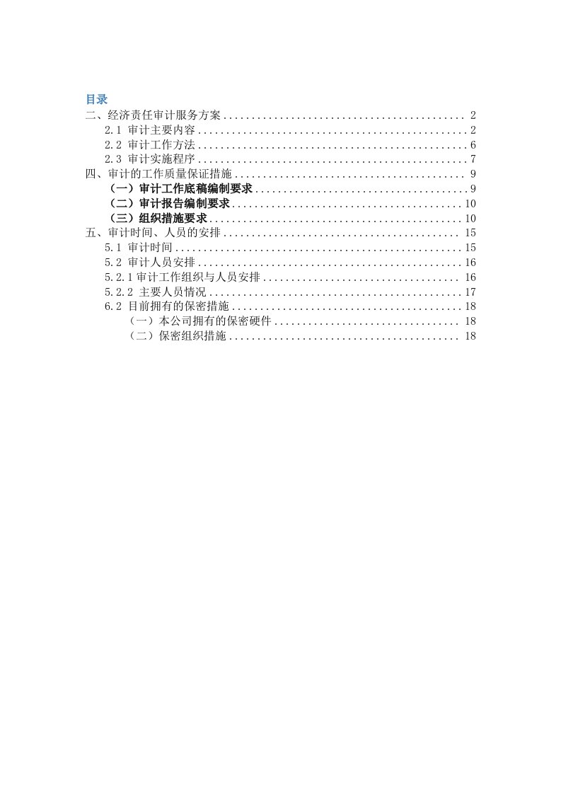 经济责任审计技术实施方案