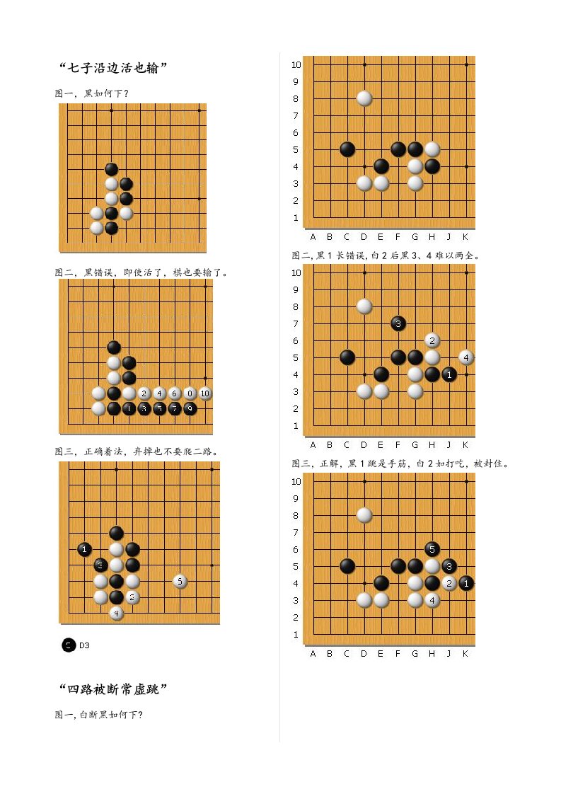 围棋常形精解