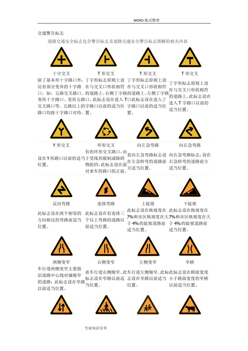 道路交通标志和标线[gb5768