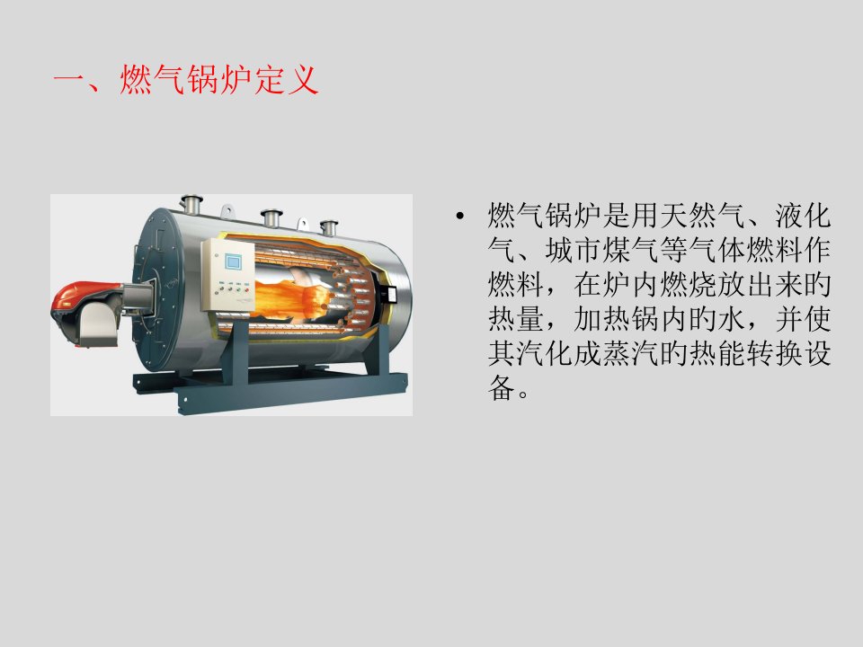 天然气锅炉使用培训资料专题培训课件