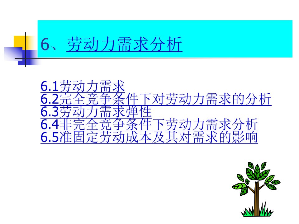 《劳动力需求分析》PPT课件