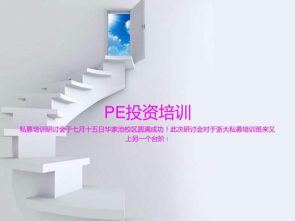 PE投资培训.ppt