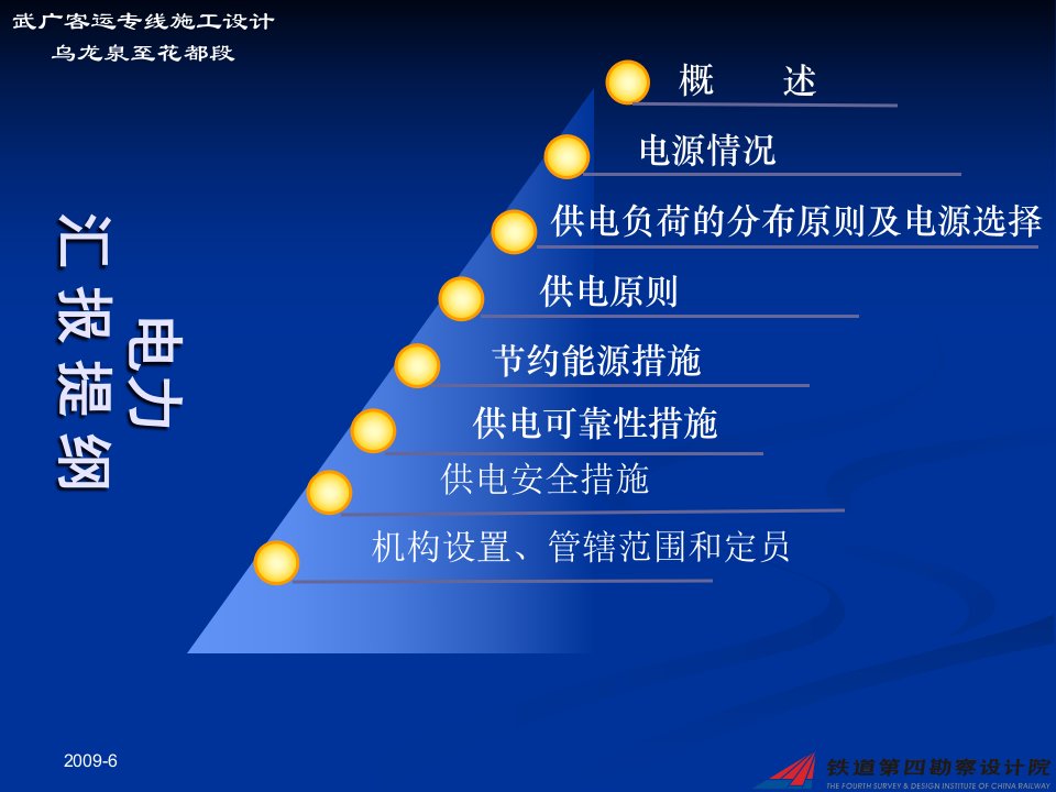 武广客专电力汇报文稿