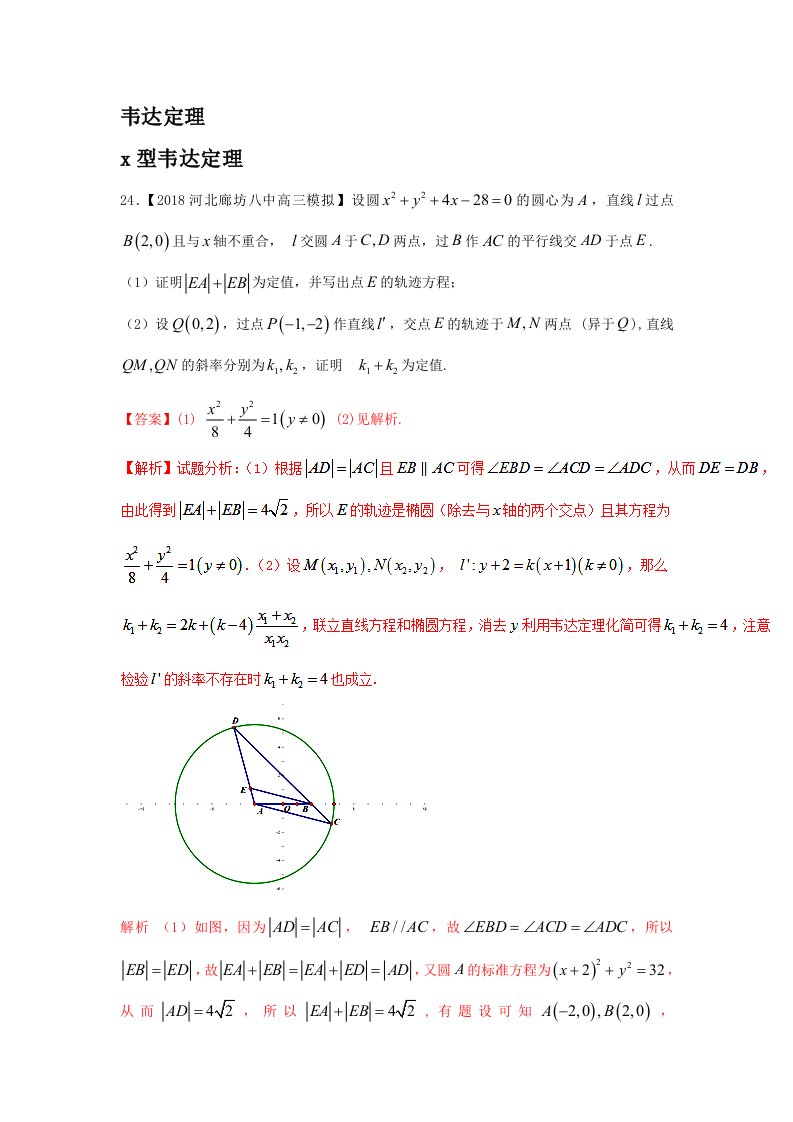 韦达定理的应用