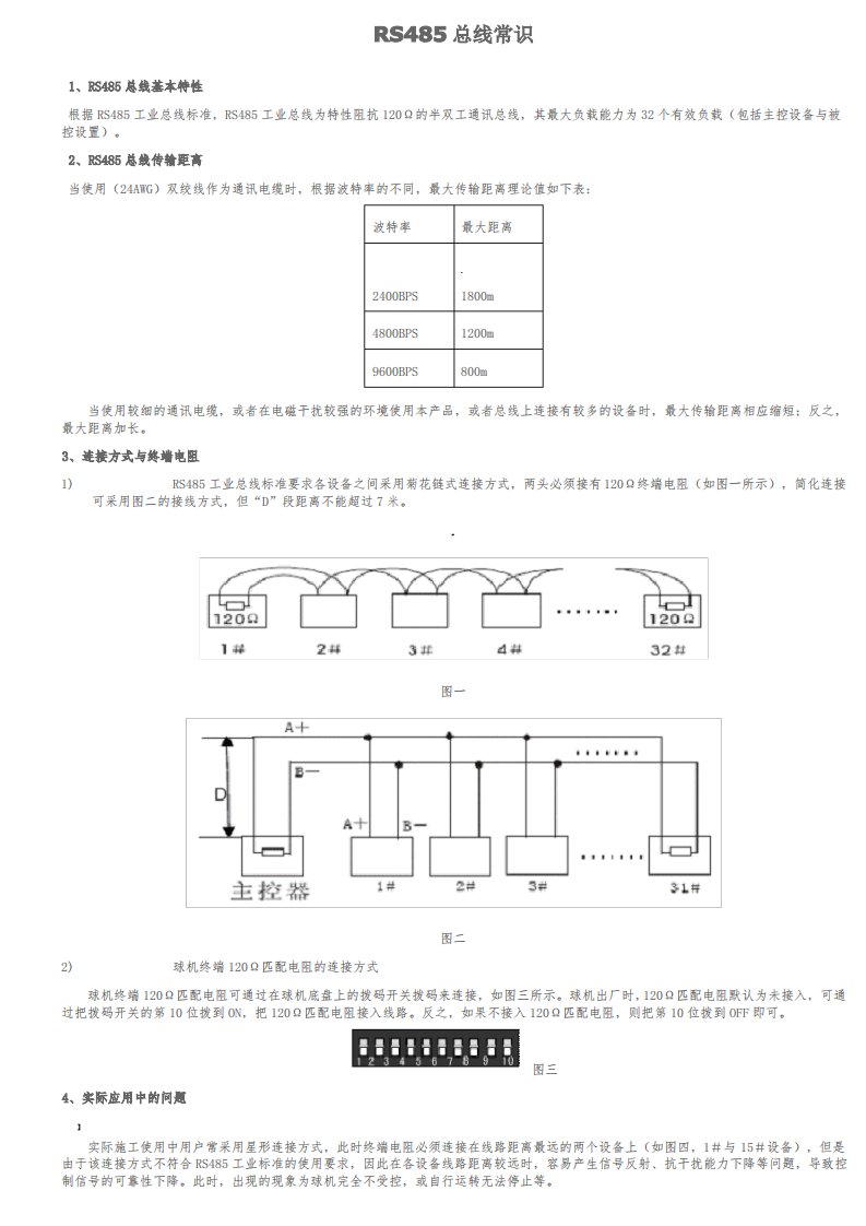 rs485总线标准