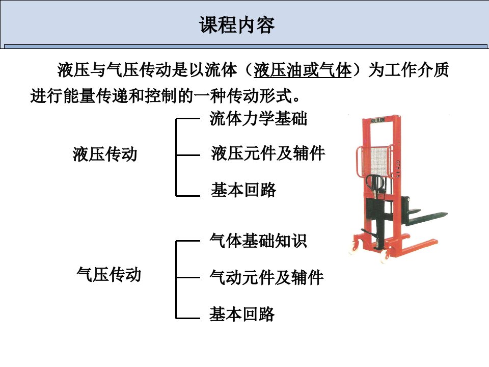 液压和气压传动PPT讲座