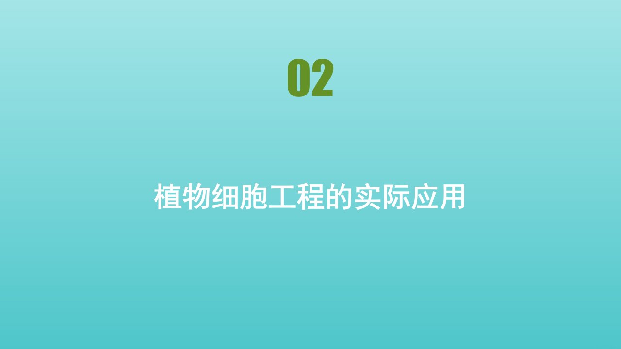 高中生物2细胞工程1.2植物细胞工程的实际应用课件新人教版选修3