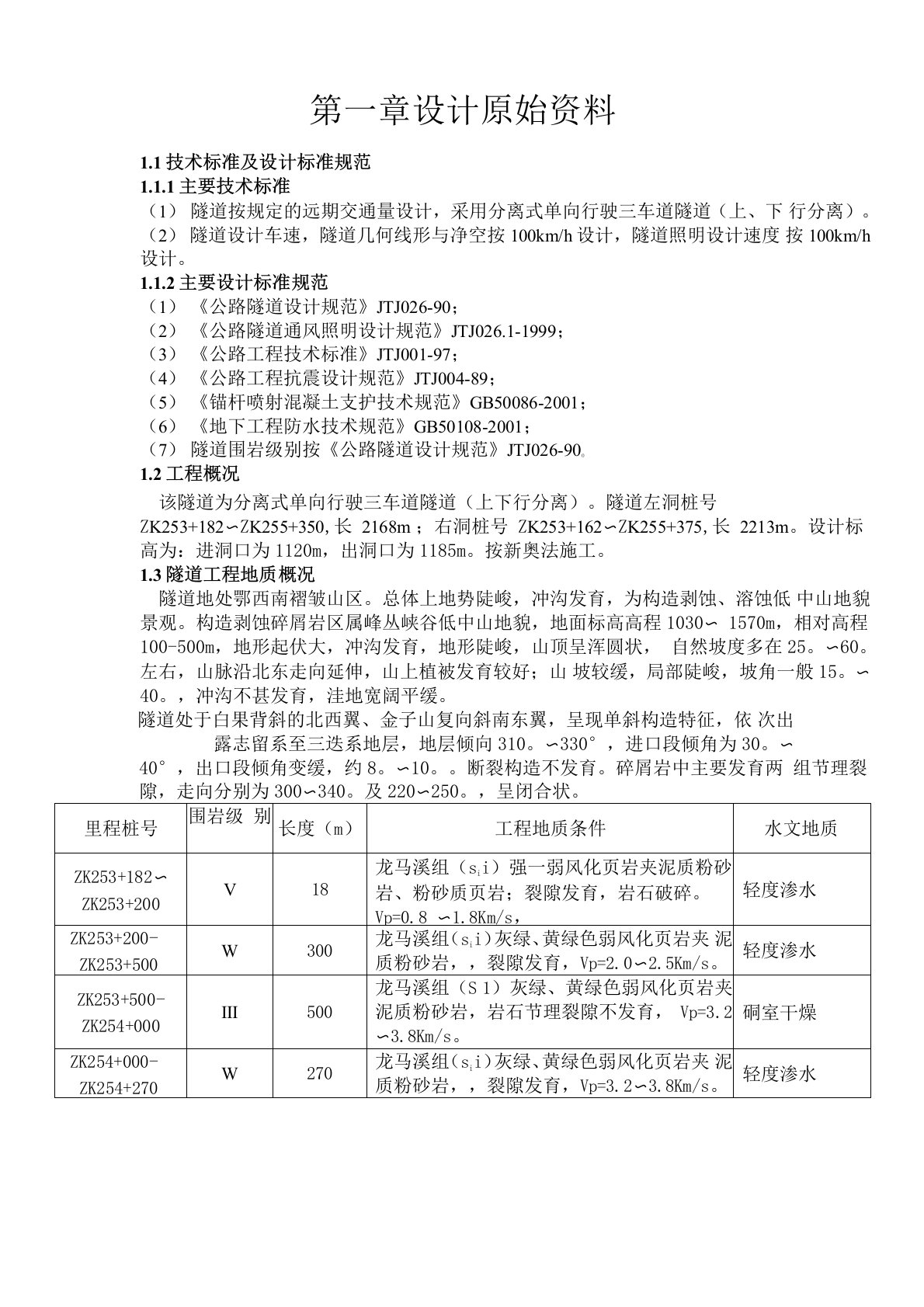 隧道工程课程设计