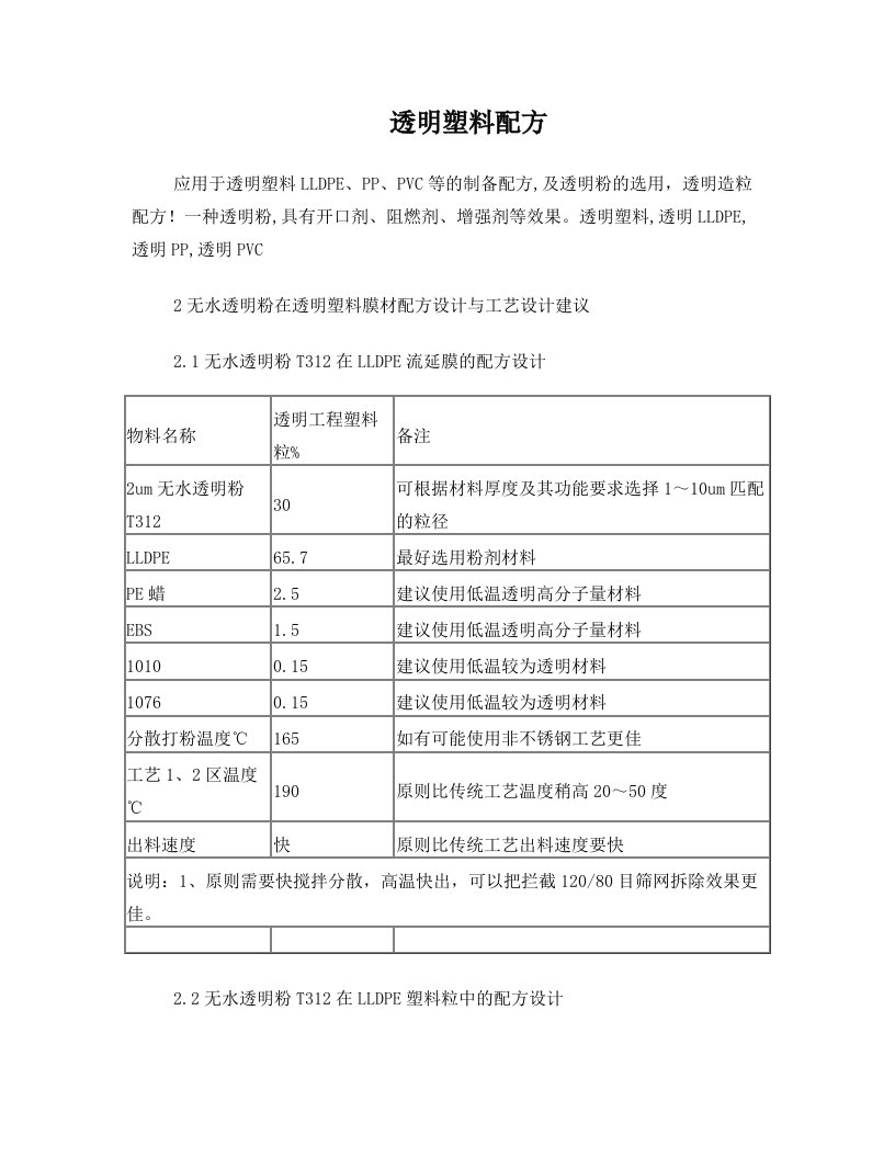 透明塑料