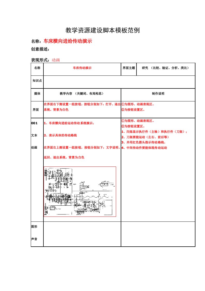 CA6140-横向进给运动传动链