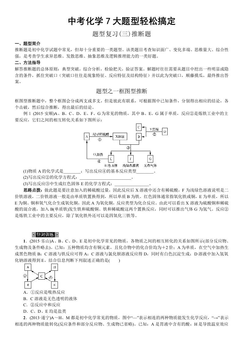 初中化学