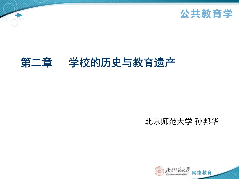 第二部分学校的历史与教育遗产课件