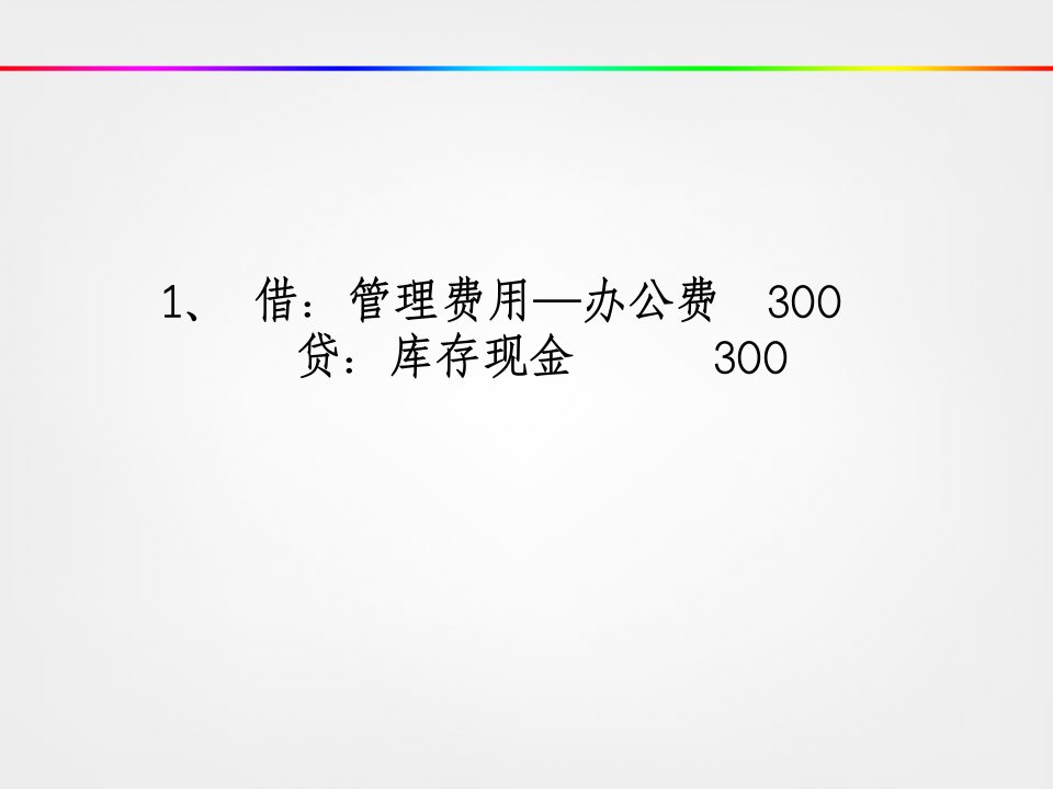 会计综合模拟实训会计分录