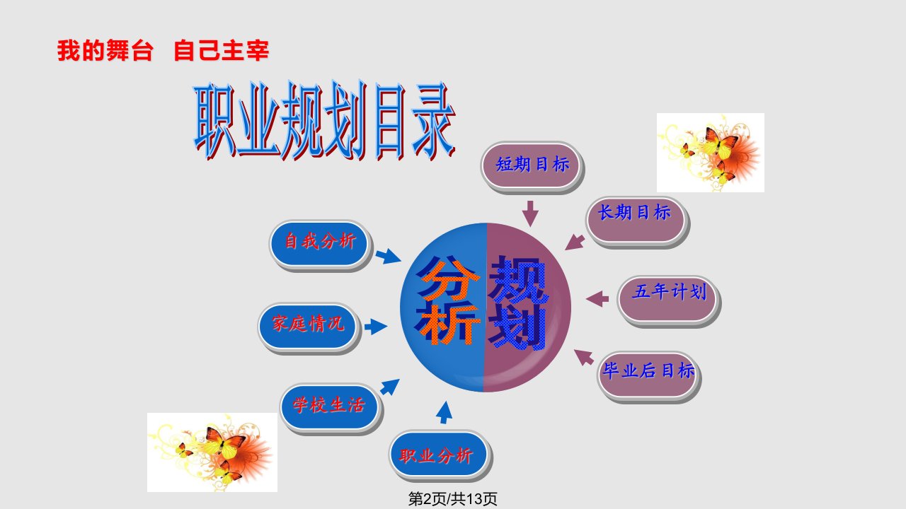 职业生涯规划张妍中澳班