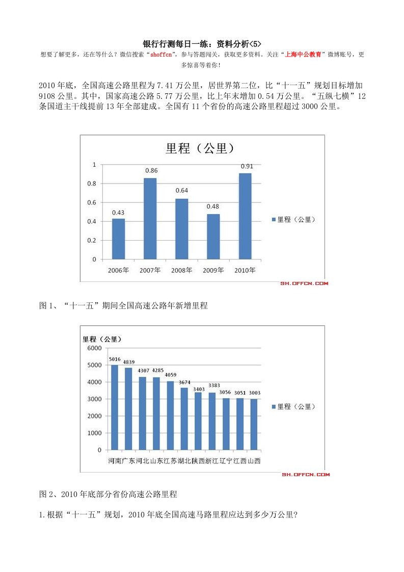 银行行测每日一练资料分析