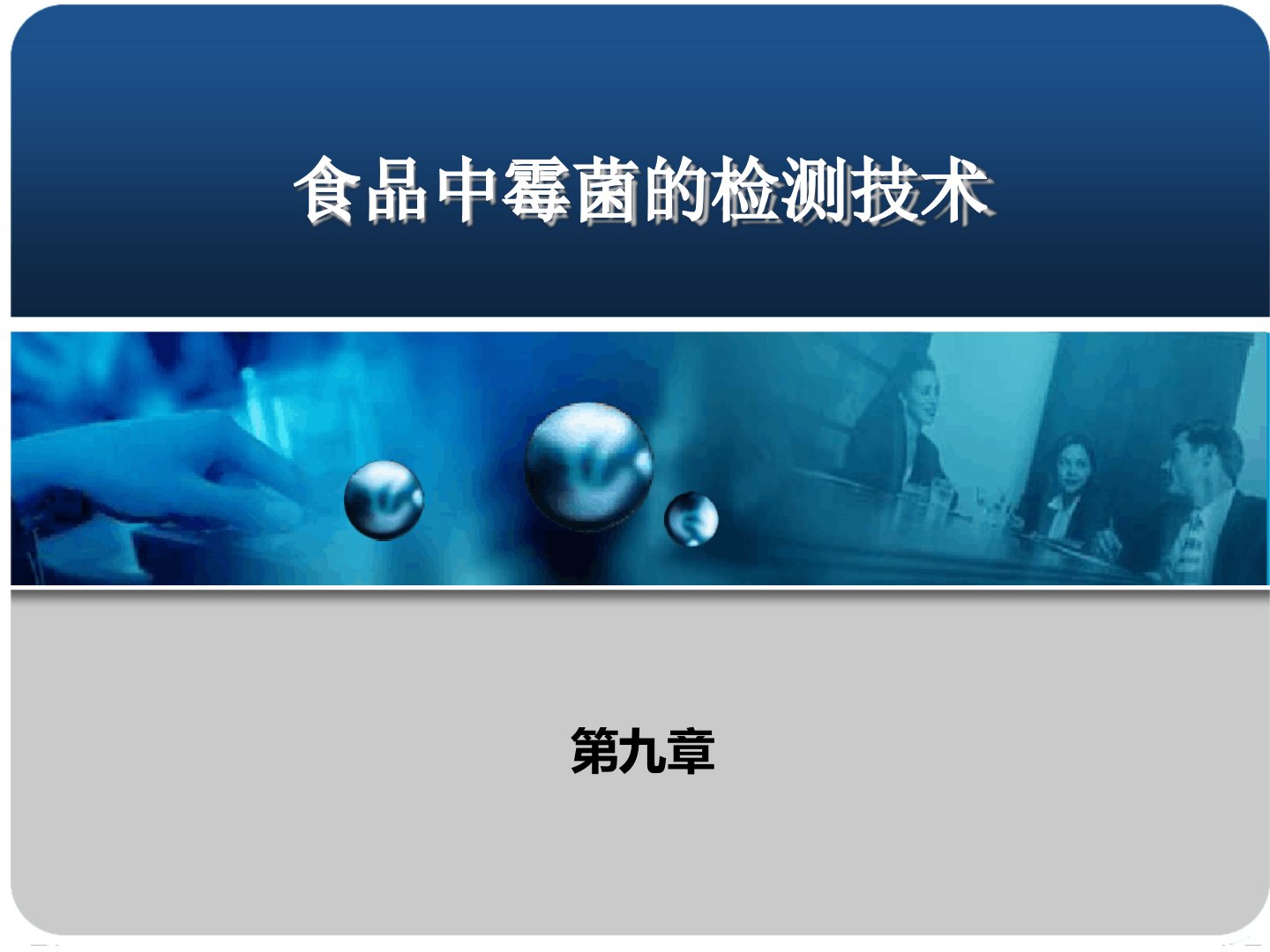 食品课件第09章食品中霉菌的检测技术