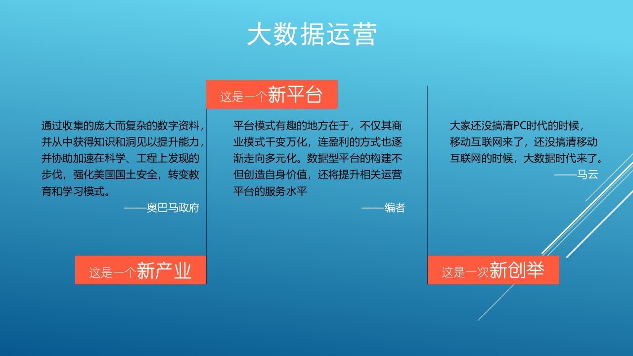 市民卡公司大数据运营框架ppt课件