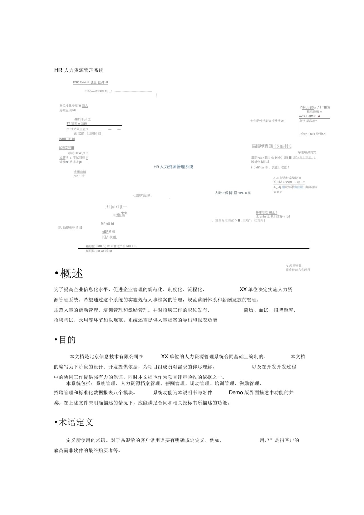 HR人力资源管理系统需求文档