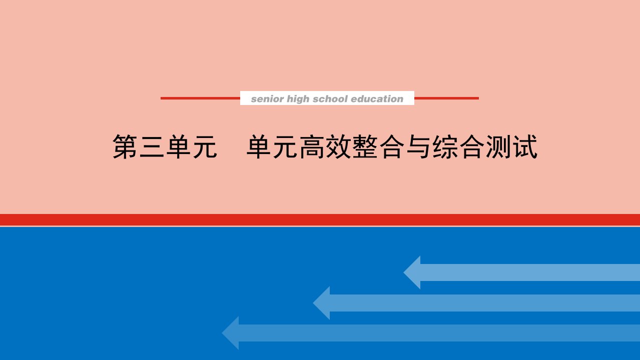 通史版高考历史统考一轮复习第三单元明清时期_中国古代文明的辉煌和迟滞单元高效整合课件