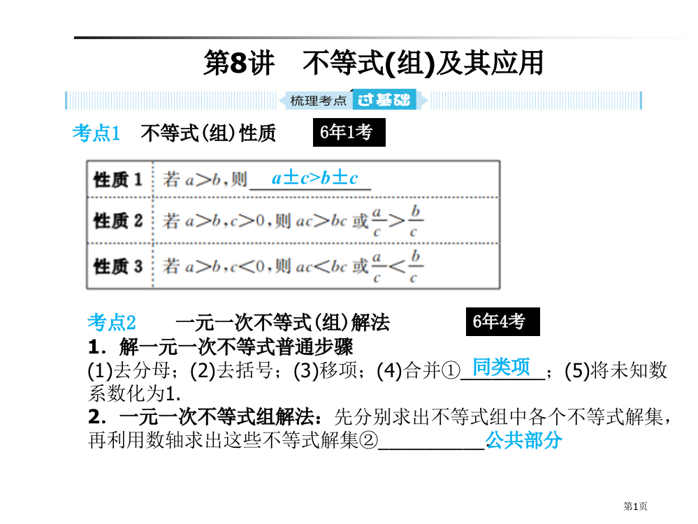 中考数学复习方程与不等式第8讲不等式组及其应用省公开课一等奖百校联赛赛课微课获奖PPT课件