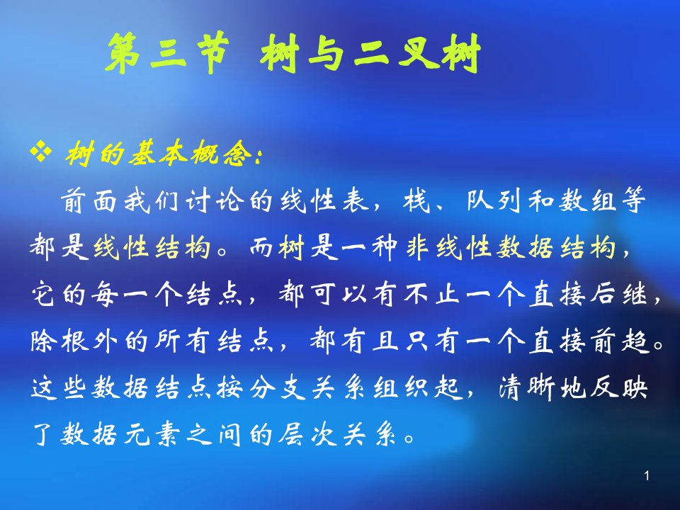 信息技术奥赛辅导树与二叉树课件